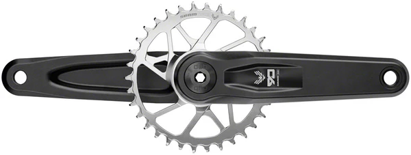 SRAM Eagle 90 T-Type Wide Crankset - 155mm, 12-Speed, 32t Chainring, Direct Mount, 2-Guards, DUB Spindle Interface,