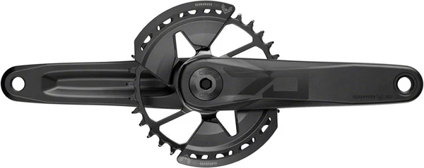 SRAM Eagle 70 T-Type Wide Crankset - 165mm, 12-Speed, 32t Chainring, Direct Mount, 2-Guards, DUB Spindle Interface,
