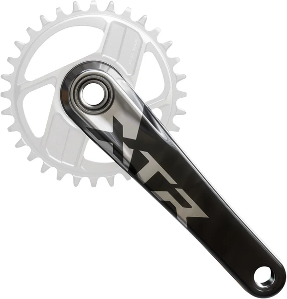 Shimano XTR FC-9220 Enduro Crankset - 165mm, 12-Speed, 1x, Direct Mount, Hollowtech II Hollow-Forged Crankarms,