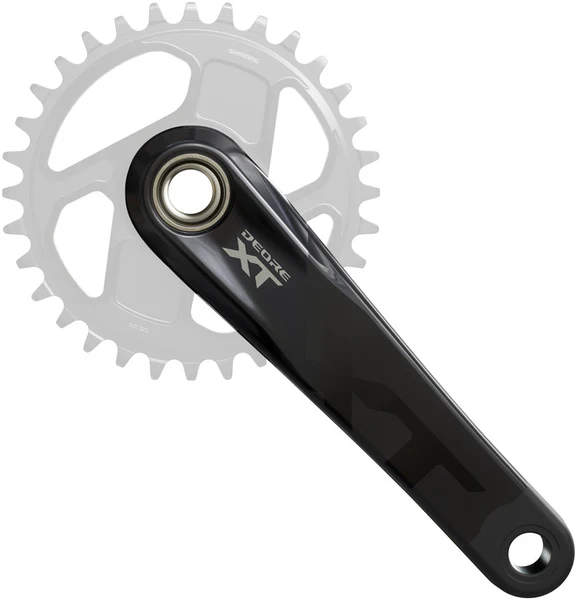 Shimano Deore XT FC-M8200 Crankset - 165mm, 1x, Direct Mount, Hollowtech II Hollow-Forged Crankarms, Black