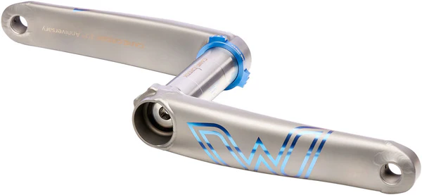 Cane Creek eeWings 30th Anniversary All-Road Titanium Crankset - 170mm, 8-Bolt Direct Mount, 30mm Spindle, Brushed