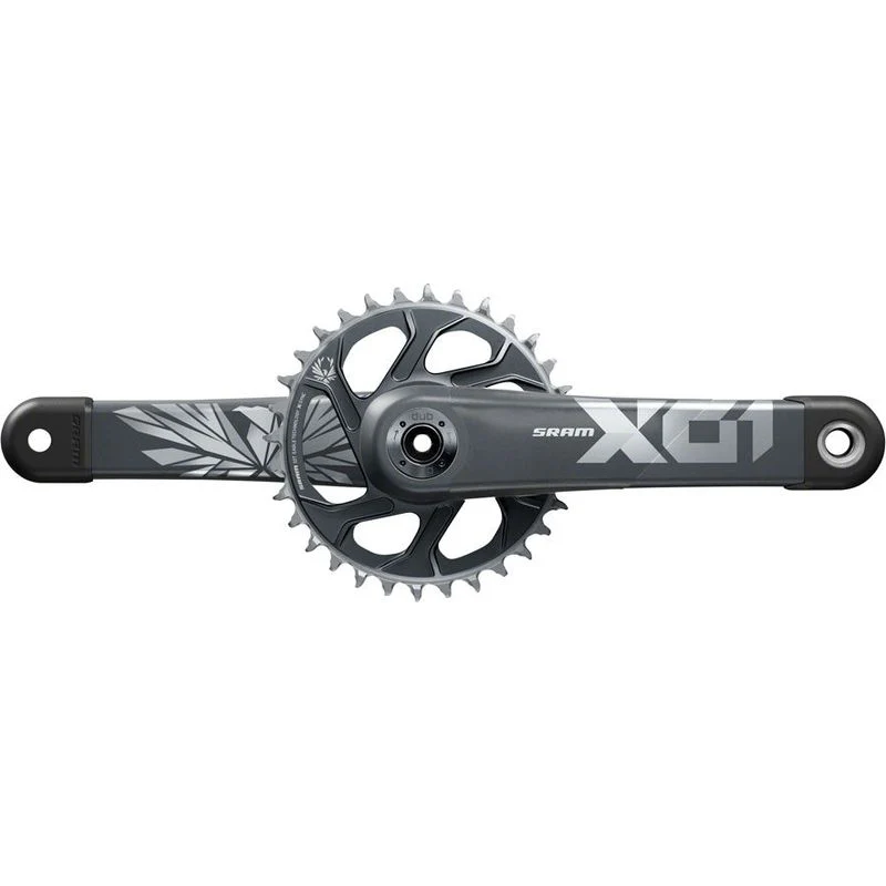 SRAM X01 Eagle Boost Crankset - 175mm, 12-Sd, 32T, DUB Spindle, Lunar/Polar, C2