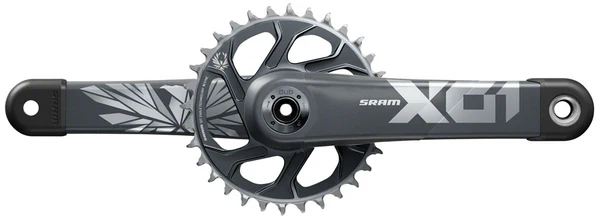 SRAM X01 Eagle 55CL Crankset - 175mm, 12-Speed, 32t, Direct Mount, DUB Spindle Interface, Lunar/Polar, 55mm Chainline,