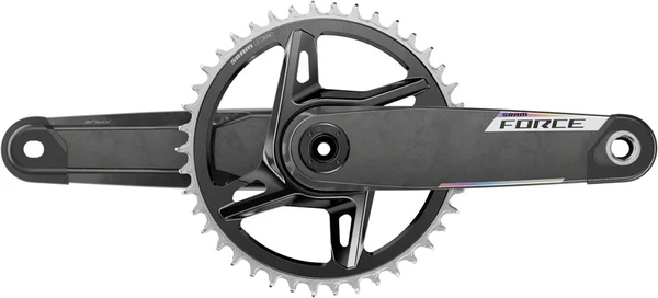 SRAM Force 1x XPLR Wide Crankset - 165mm, 12/13-Speed, 42t, 8-Bolt Direct Mount, DUB Spindle, Carbon, E1