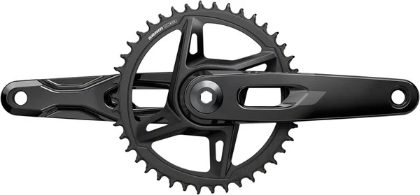 SRAM Rival 1x XPLR Wide Crankset - 175mm, 12/13-Speed, 42t, 8-Bolt Direct Mount, DUB Spindle, Black, E1
