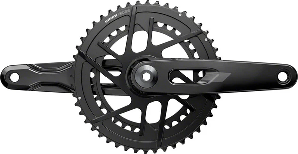 SRAM Rival Crankset - 165mm, 12-Speed, 48/35t, 8-Bolt Direct Mount, DUB Spindle, Black, E1