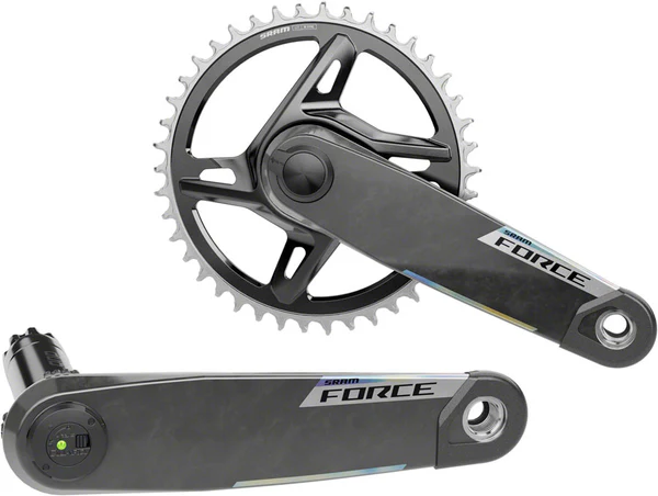 SRAM Force 1x XPLR AXS Power Meter Wide Crankset - 165mm, 12/13-Speed, 42t, 8-Bolt Direct Mount, DUB PM Spindle, Carbon,