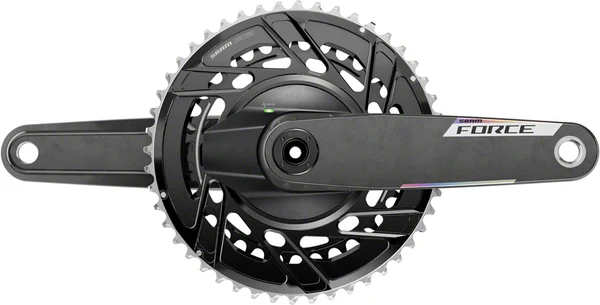 SRAM Force AXS Power Meter Crankset - 172.5mm, 12-Speed, 48/35t Thread Mount, 8-Bolt PM Spider, DUB Spindle, Carbon, E1