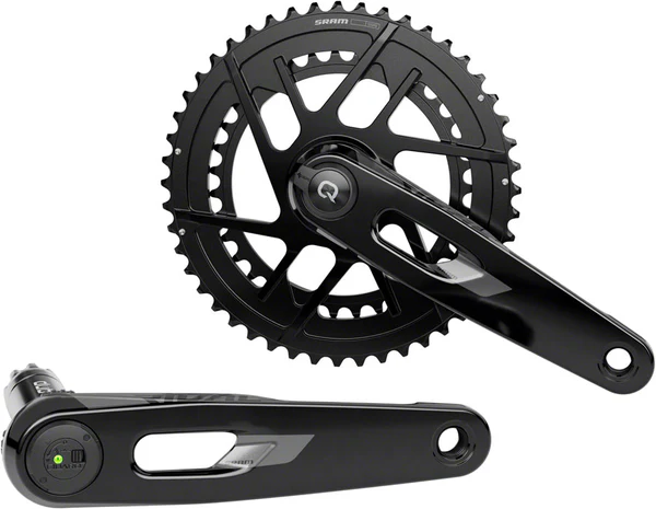 SRAM Rival AXS Power Meter Crankset - 165mm, 12-Speed, 46/33t, 8-Bolt Direct Mount, DUB PM Spindle, Black, E1