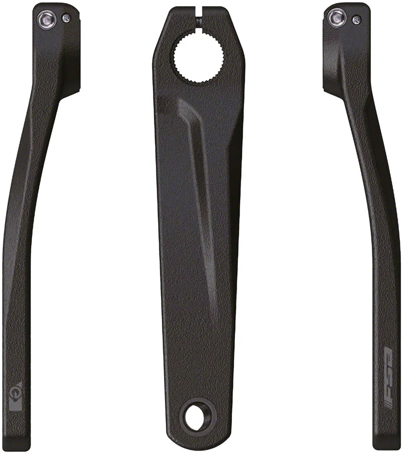 FSA CK-752 Shimano STEPS Ebike Crank Arm Setet - 170mm Fits Shimano Hollowtech II BLK
