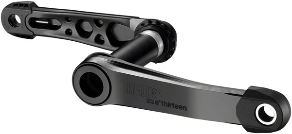 e*thirteen Helix Race Crankset - 175mm, 73mm, 30mm Spindle with e*thirteen P3 Connect Interface, Black