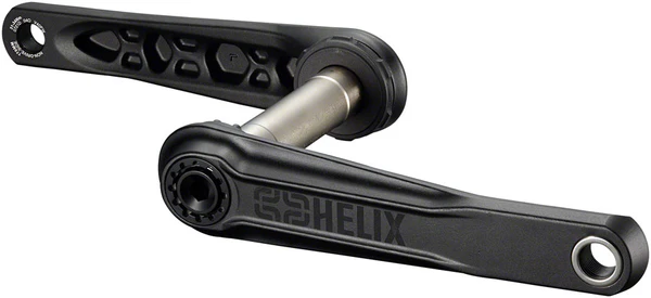e*thirteen Helix Core Crankset - 170mm, 73mm, 24mm Spindle with e*thirteen P3 Connect Interface, Black