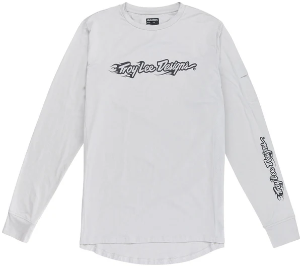 Troy Lee Designs Ruckus Long Sleeve Ride Tee Burn Out Mist, Small