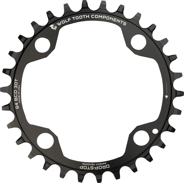 Wolf Tooth Components Drop-Stop Chainring: 32T x 94 4-Bolt