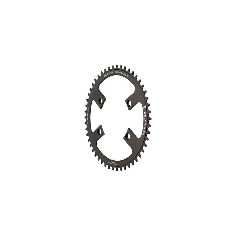 Wolf Tooth Components Drop-Stop Chainring: 50 x 110 Shimano Asymmetric