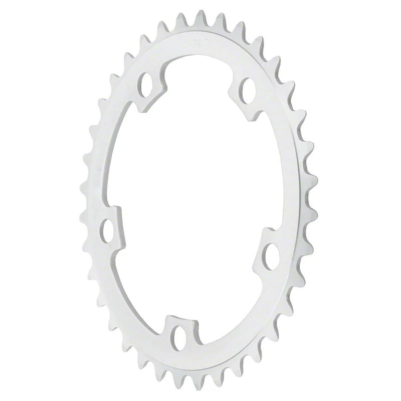 Sugino 46t x 110mm 5-Bolt Mountain Outer Chainring Anodized Silver