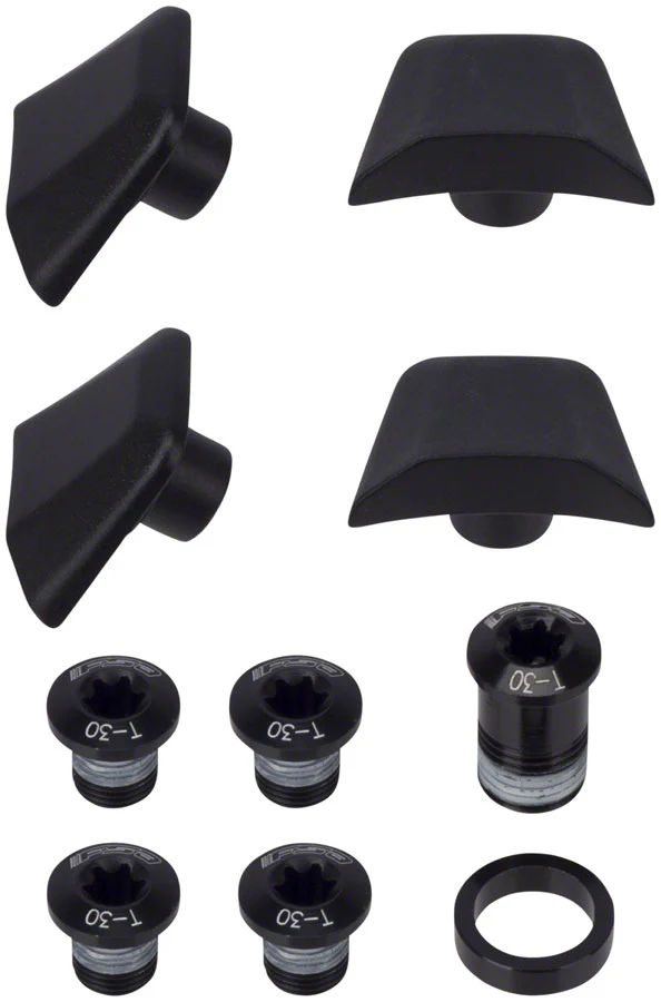 FSA SL-K ABS Chainring Bolt Kit - Black 10-Piece Kit