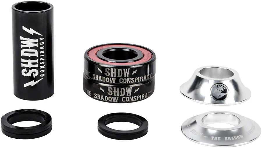 The Shadow Conspiracy Stacked Bottom Bracket - 22mm Mid Raw Polish