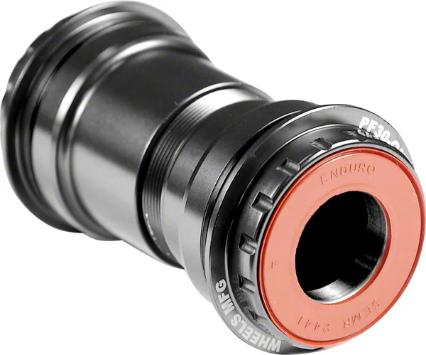 Wheels Manufacturing PressFit 30 to SRAM Bottom Bracket ABEC-3 Bearing Black Cup