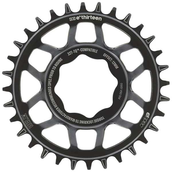 e*thirteen Helix Core e*specChainring, 32T, TQ HPR50 Direct Mount, 55mm Chainline, 12mm Offset, Shimano/Sram 11/12s