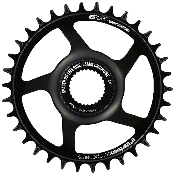 e*thirteen Helix Race e*specChainring, 36T, Bosch Gen4 Direct Mount, 13mm Offset, Shimano/SRAM 11/12s Compatible,