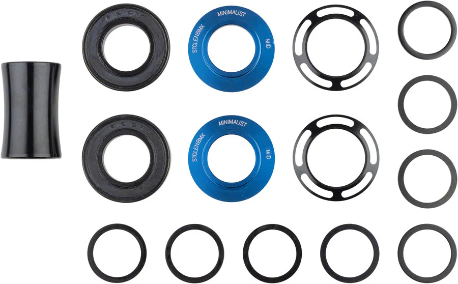 Stolen Minimalist Bottom Bracket - Mid 19mm Blue