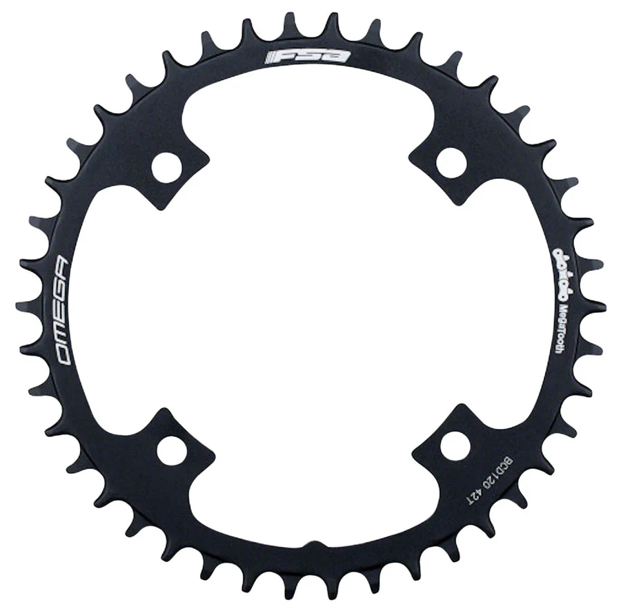 FSA Omega 1x Chainring - 40t 120mm BCD Black