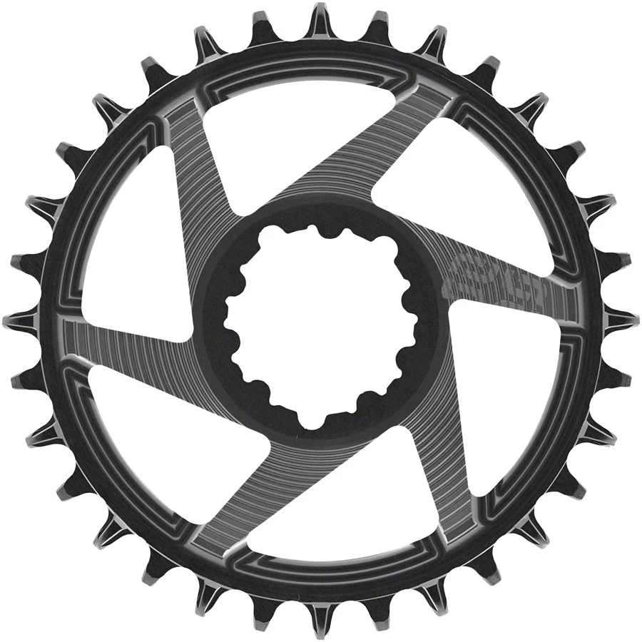 E*thirteen Helix R Chainring - 32t 11/12-Speed 3mm Offset SRAM 3-Bolt DM BLK