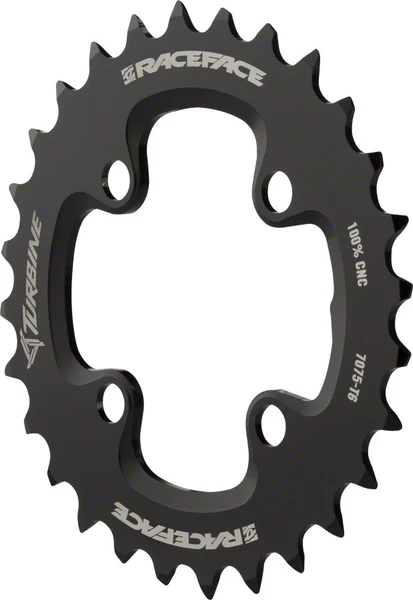 Race Face Turbine 11 Speed Chainring: 26t x 64mm Black