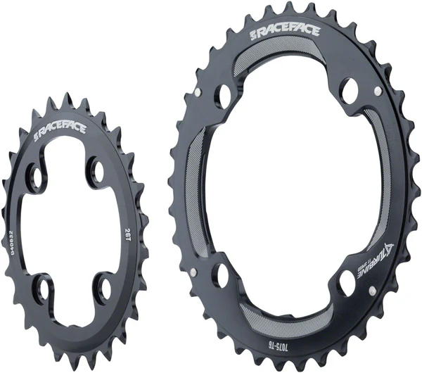 Race Face Turbine 11 Speed Chainring Set: 64mm x 104mm 26/36 Black