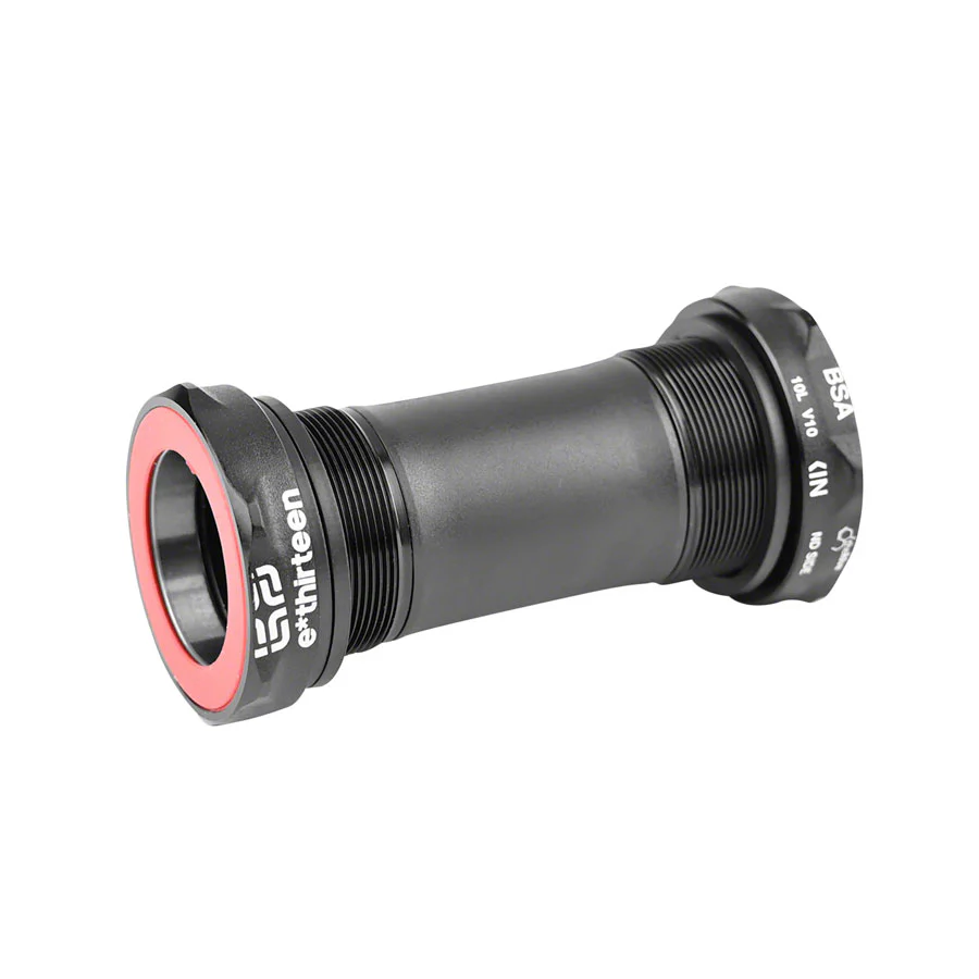 E*thirteen BSA Threaded Bottom Bracket - 68mm Road/Gravel For 30mm Spindle BLK