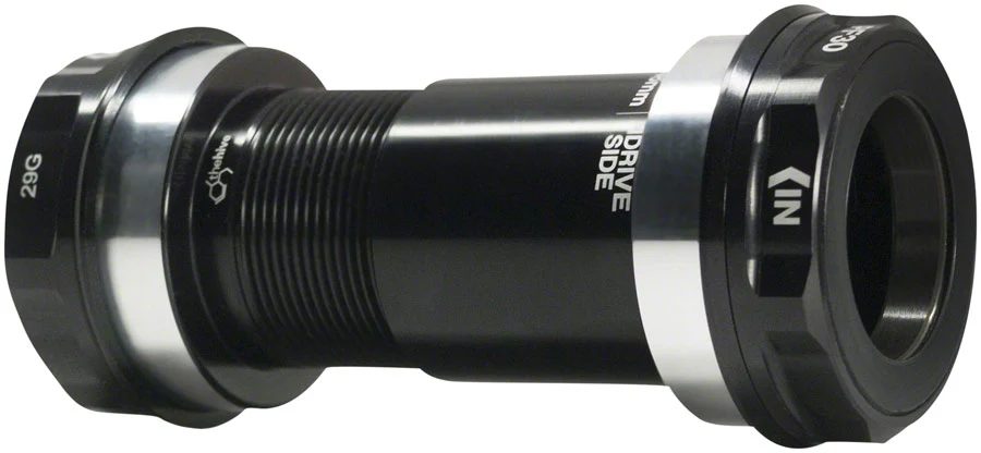 E*thirteen PF30 ThreadFit Bottom Bracket - 68/73/83mm For all Base Cranks 24mm Spindle BLK