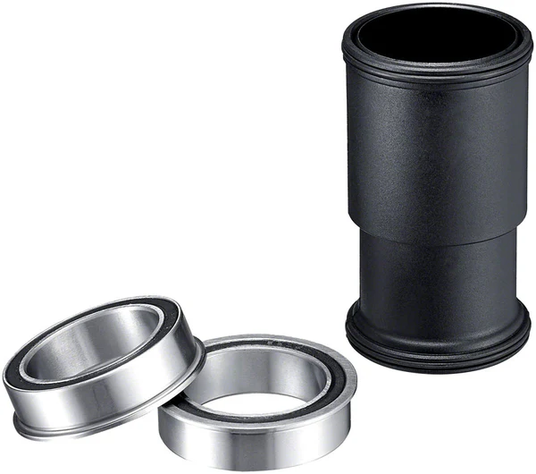 e*thirteenBB92 Press Fit Bottom Bracket - 68/73/83mm, For all e*thirteen Base Cranks with 24mm Spindle, Black