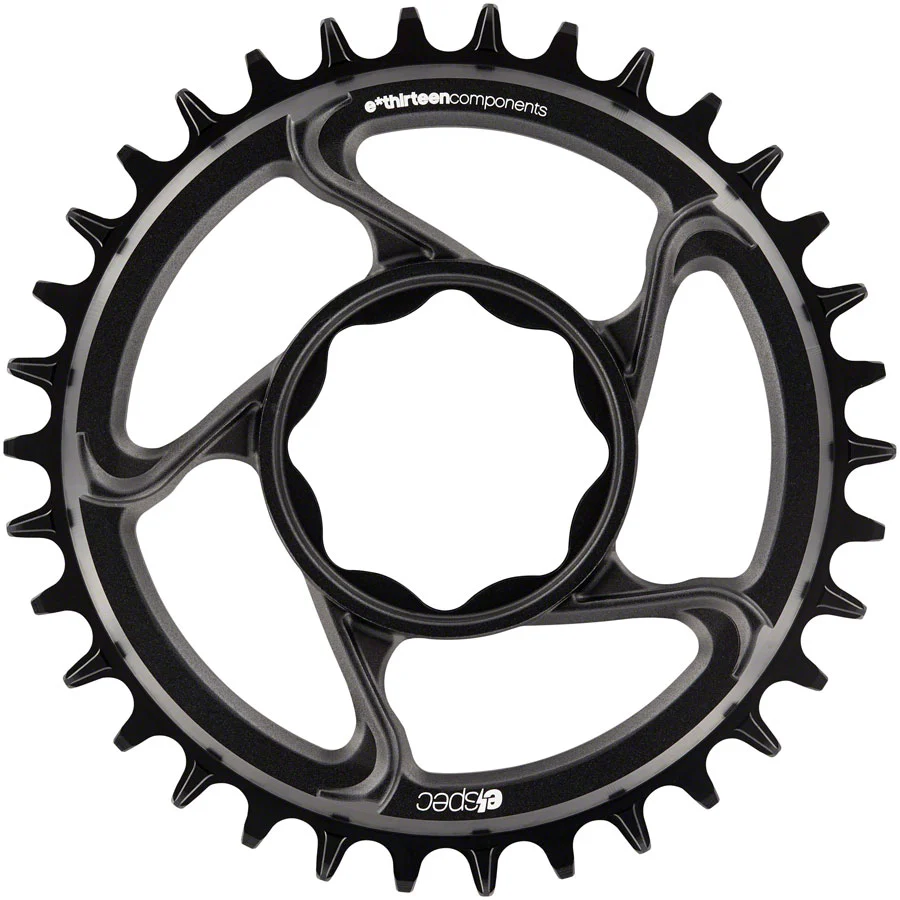 E*thirteen e*spec Direct Mount Chainring - 34t 11/12 Speed For TQ CL55 Black