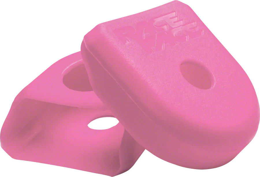 Race Face Crank Boots: For Carbon Cranks 2-Pack Pink