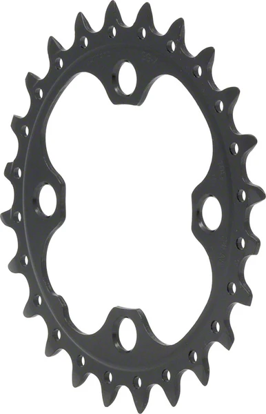Shimano SLX M660-10, LX T671 24t 64mm 10-Speed Inner Chainring Black