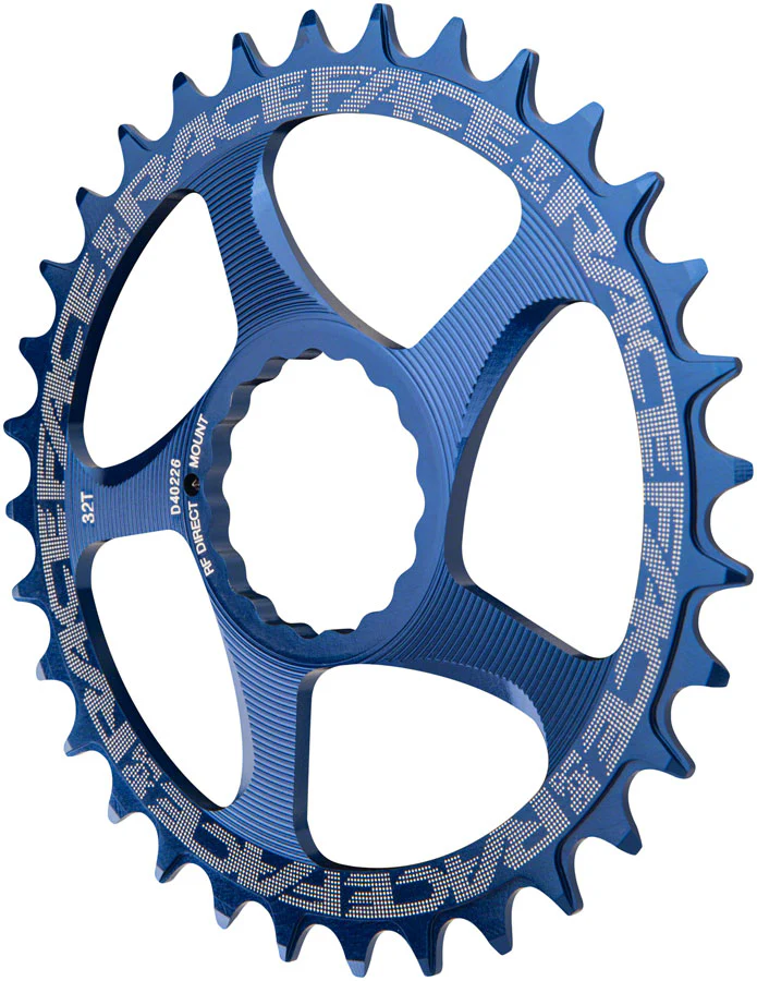 Race Face Narrow Wide Chainring: Direct Mount CINCH 36t Blue