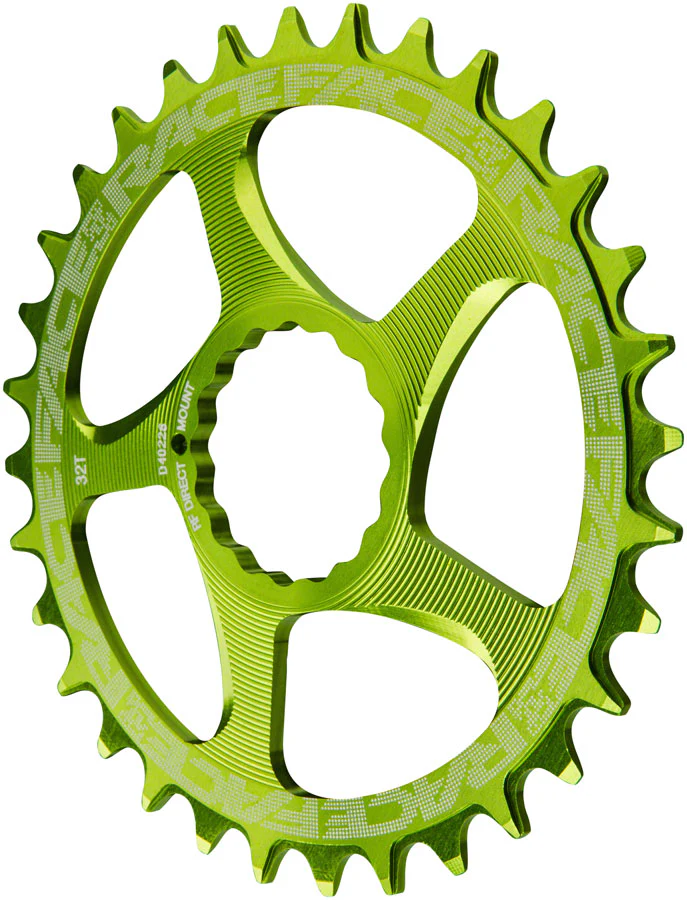 Race Face Narrow Wide Chainring: Direct Mount CINCH 26t Green
