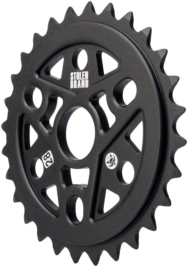 Stolen Sumo III Sprocket - 28t6.0mm Thickness Aluminum Black