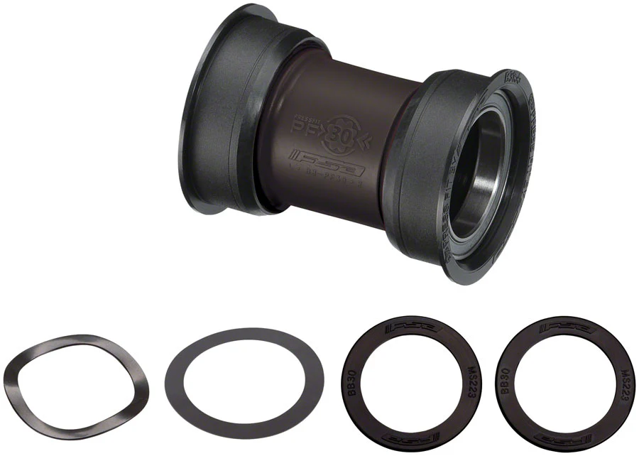 FSA BB-PF4002/MegaExo 19 Bottom Bracket - BB386 86.5mm 19mm Spindle Interface BLK