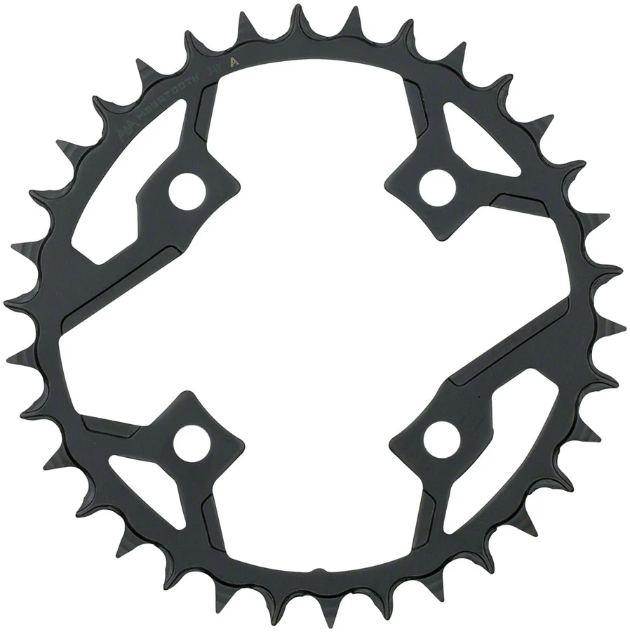 FSA Gamma Pro Mega Tooth Chainring - 34t 82 BCD Steel 1 x 11-Speed BLK
