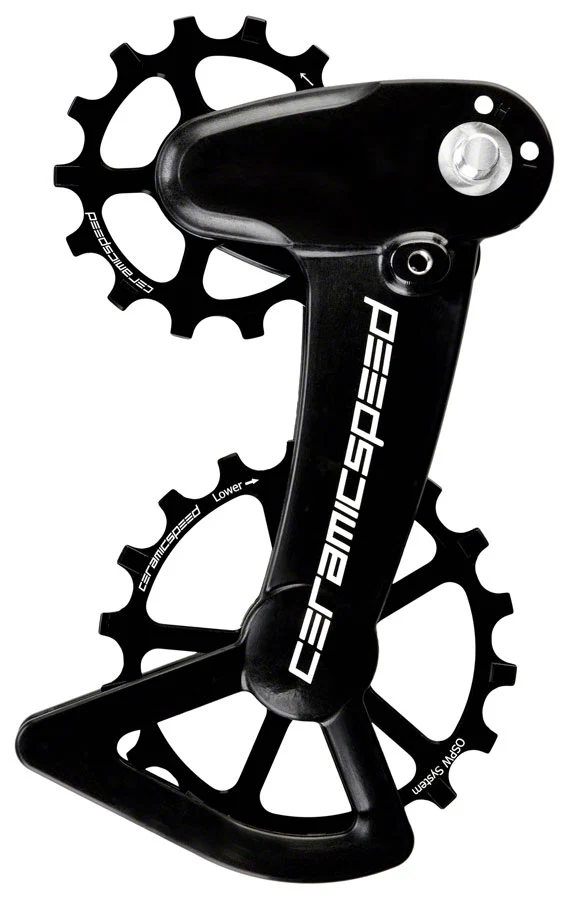 CeramicSpeed OSPW X Pulley Wheel System Shimano XT/XTR 1x12- Alloy Pulley Carbon Cage BLK
