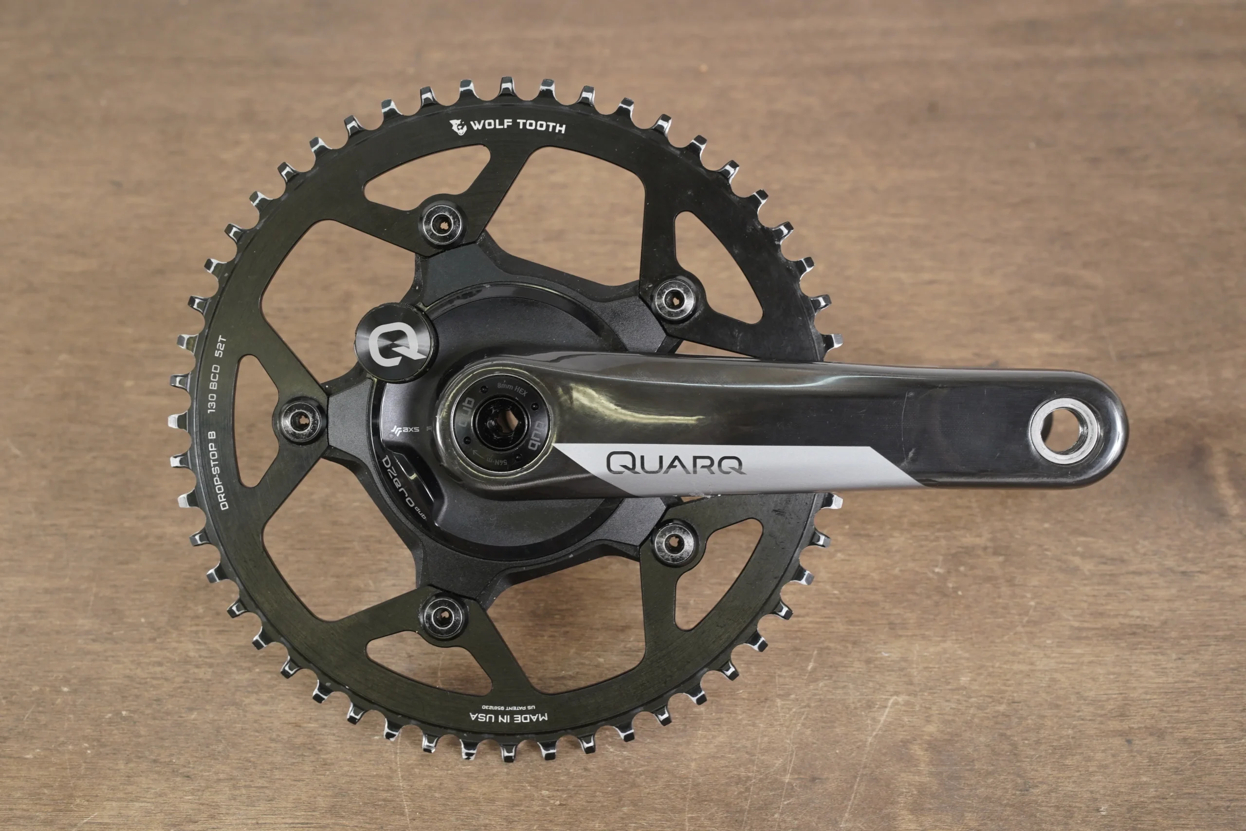 170mm 52T 1X DUB Quarq DZero Power Meter Road Crankset