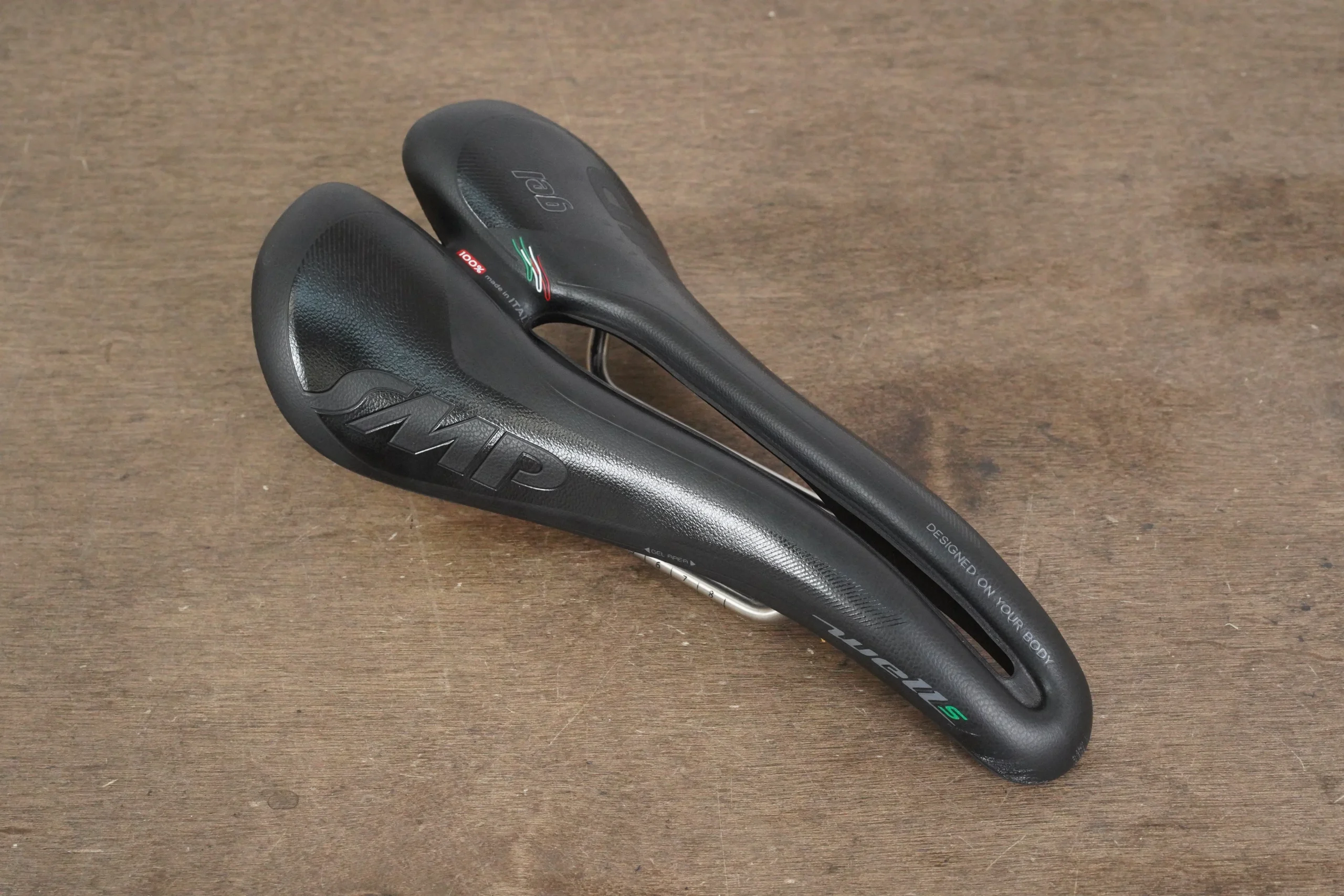 138mm Selle SMP Well S Stainless Steel Rail Road Saddle 332g