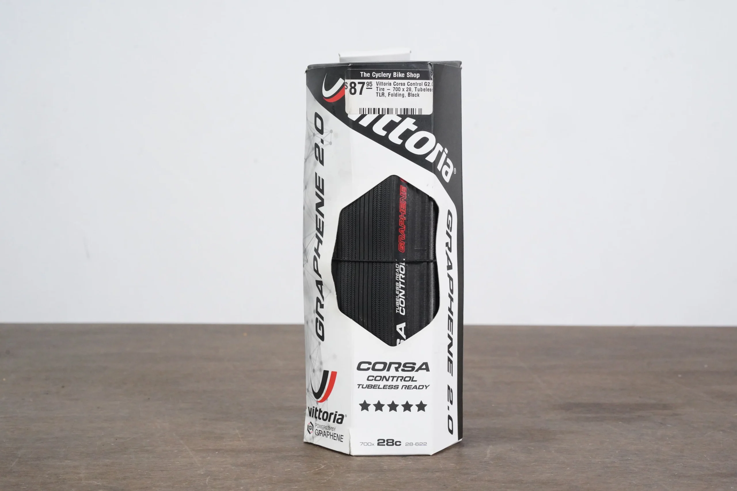 (1) NEW 700x28C 28mm Vittoria Corsa Control Tubeless Clincher Road Tire