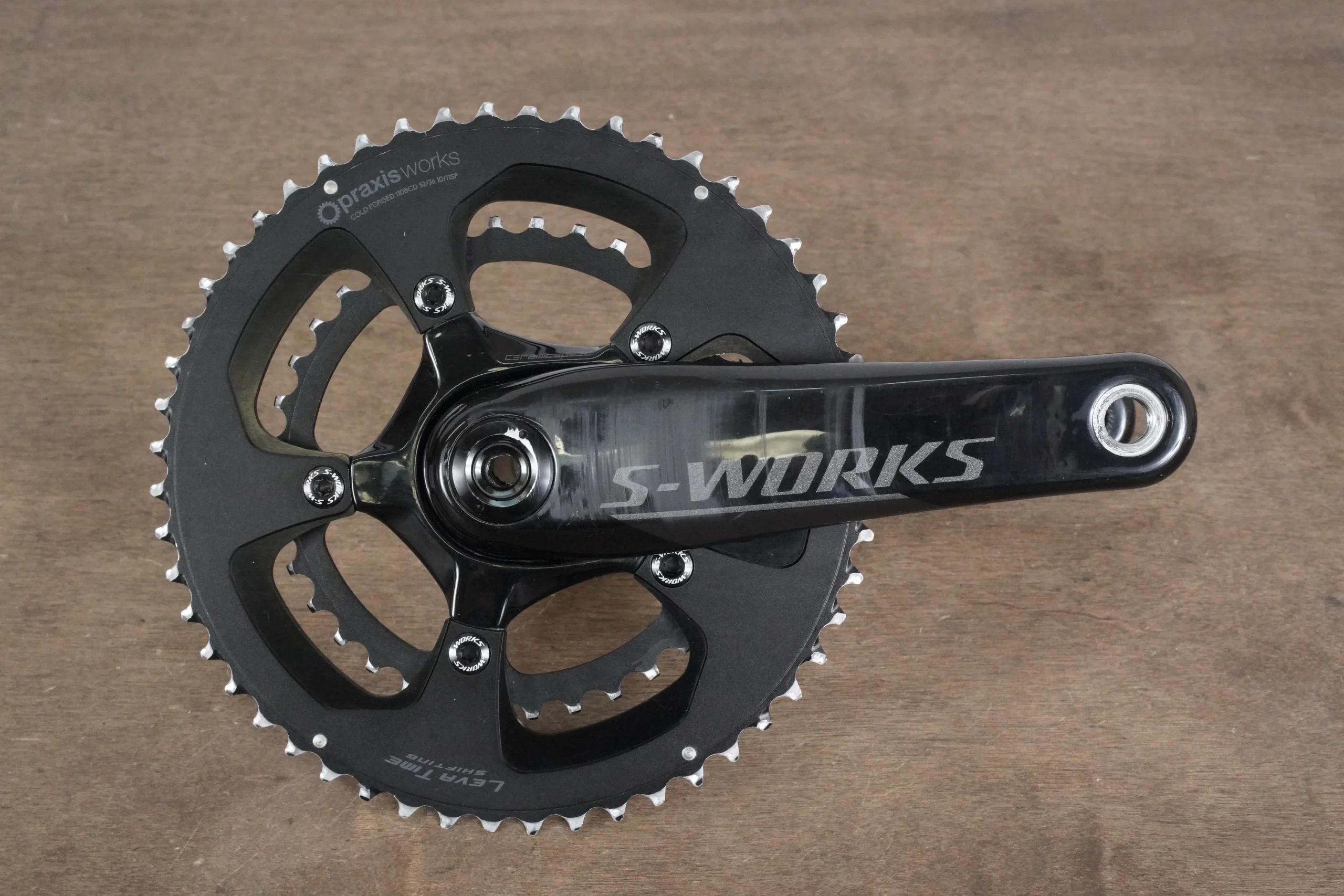 175mm 52/36T BB30 Specialized S-WORKS Dual Power Meter Crankset