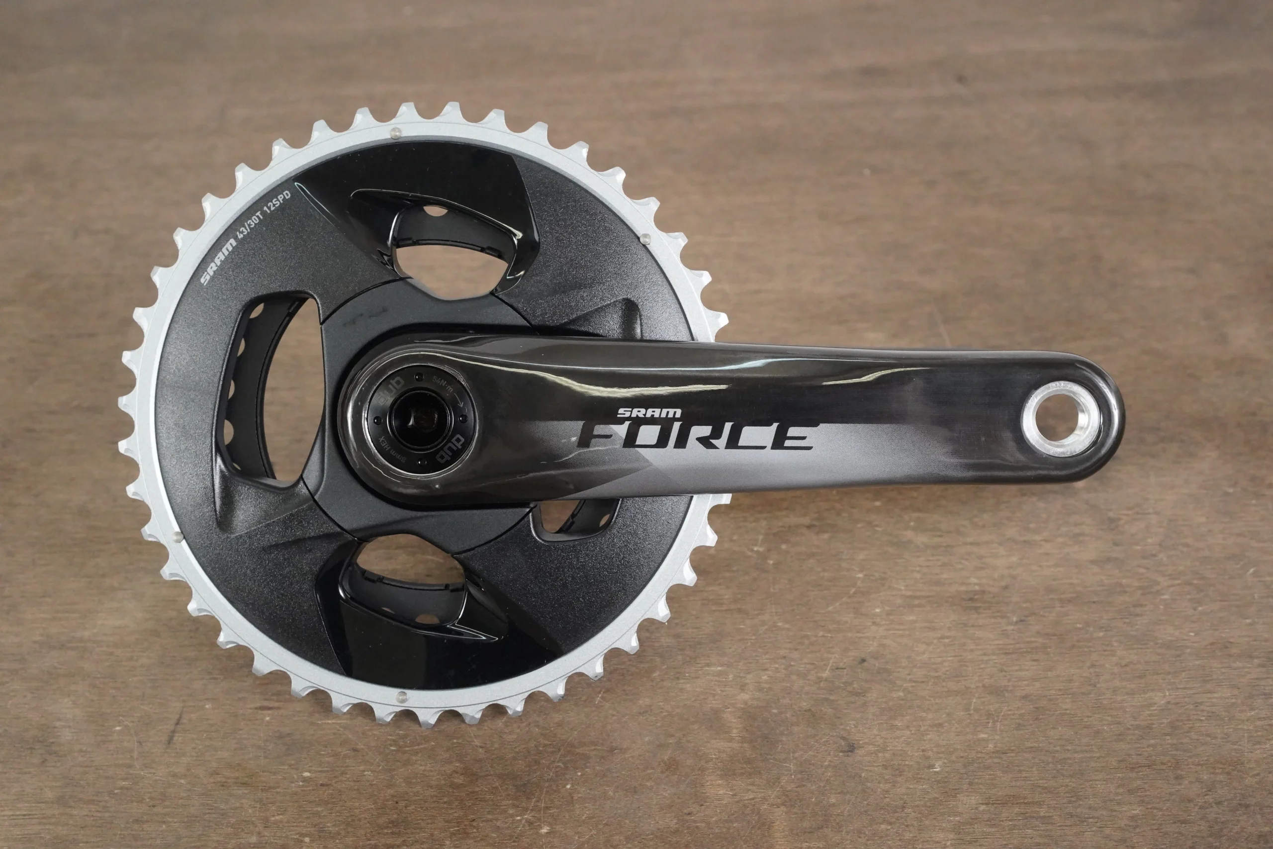 172.5mm 43/30T DUB SRAM Force AXS 12 Speed Road Crankset
