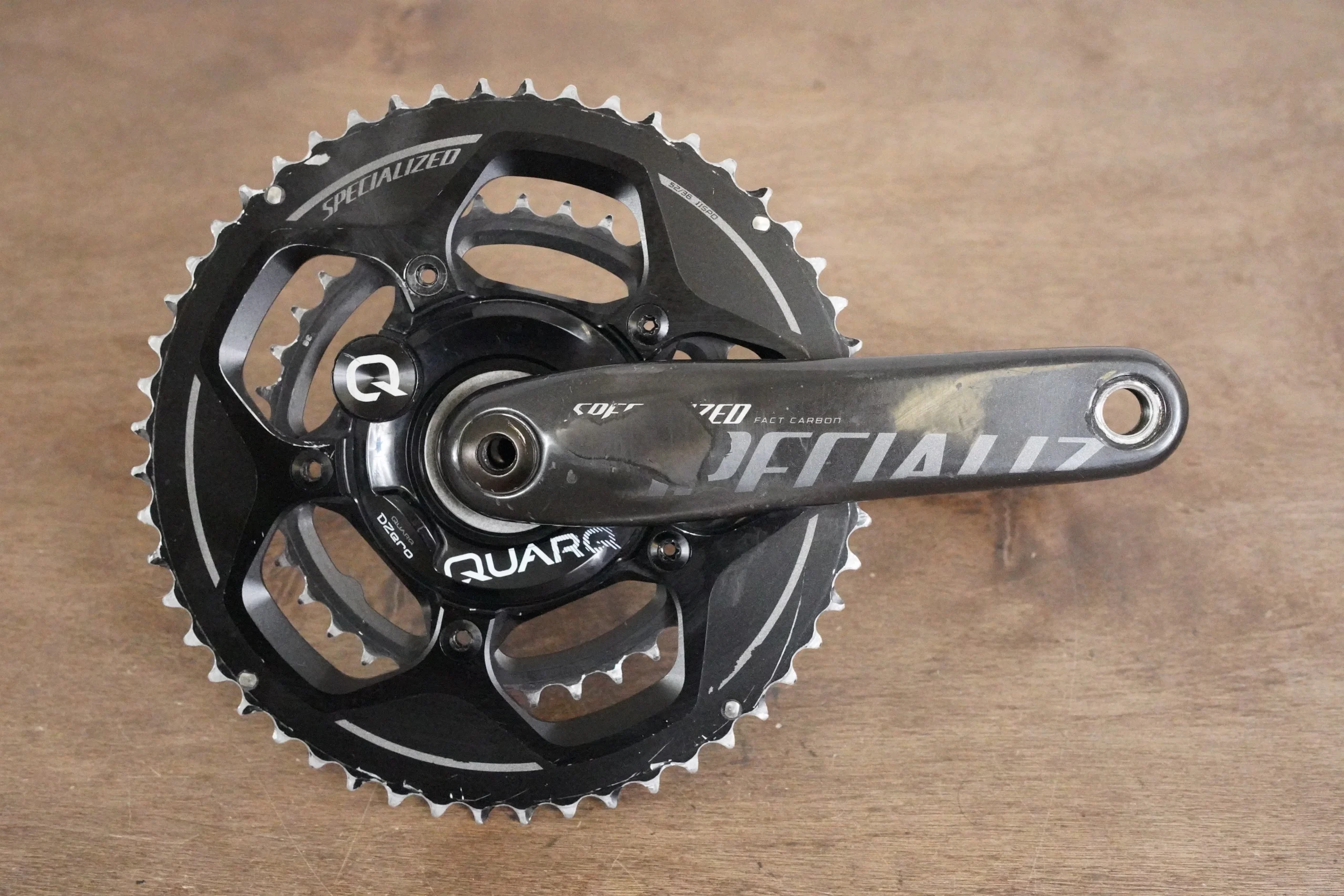 172.5mm 52/36T Specialized Quarq DZero Power Meter Carbon Crankset
