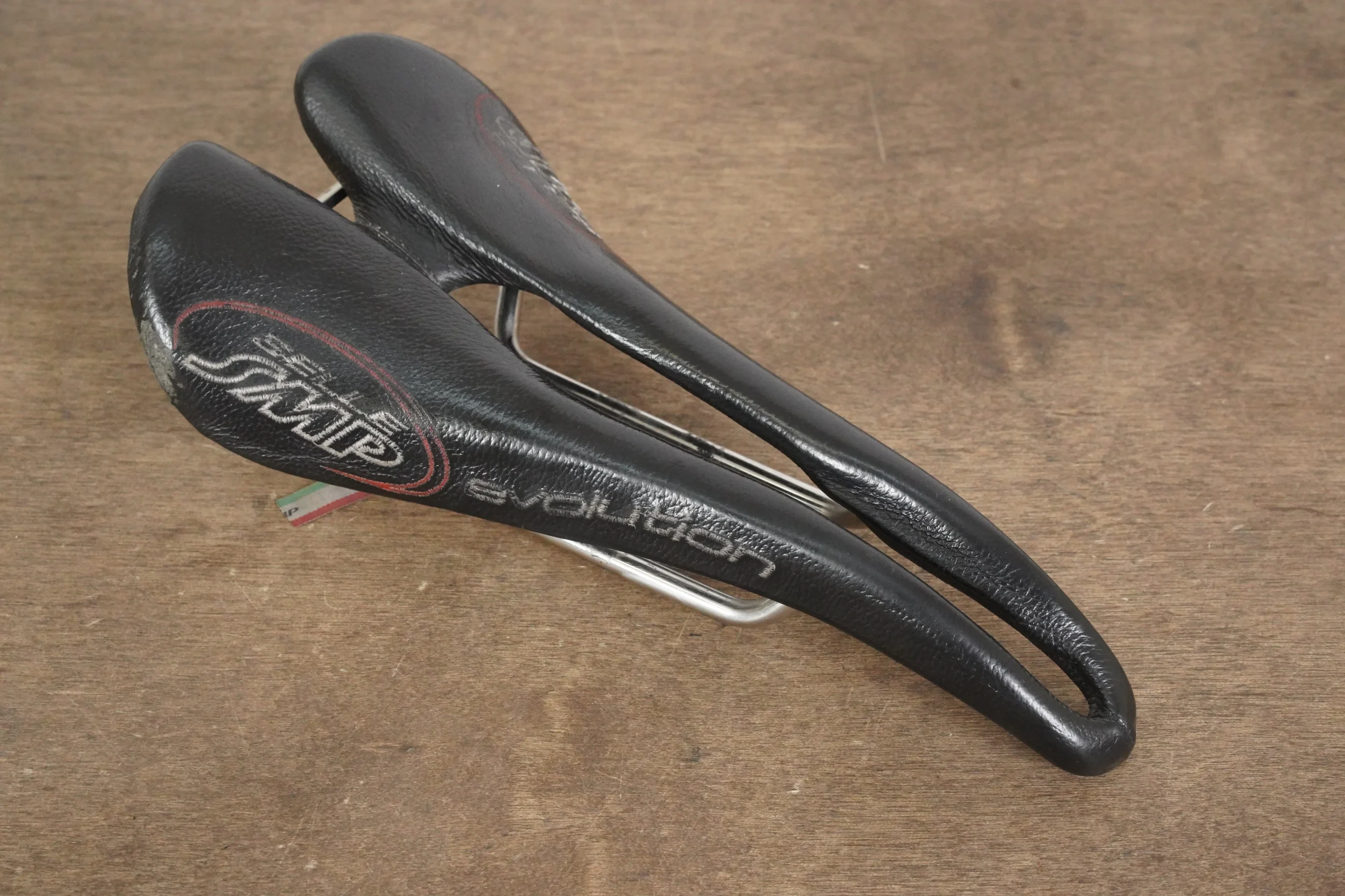 130mm Selle SMP Evolution Stainless Steel Rail Road Saddle 255g