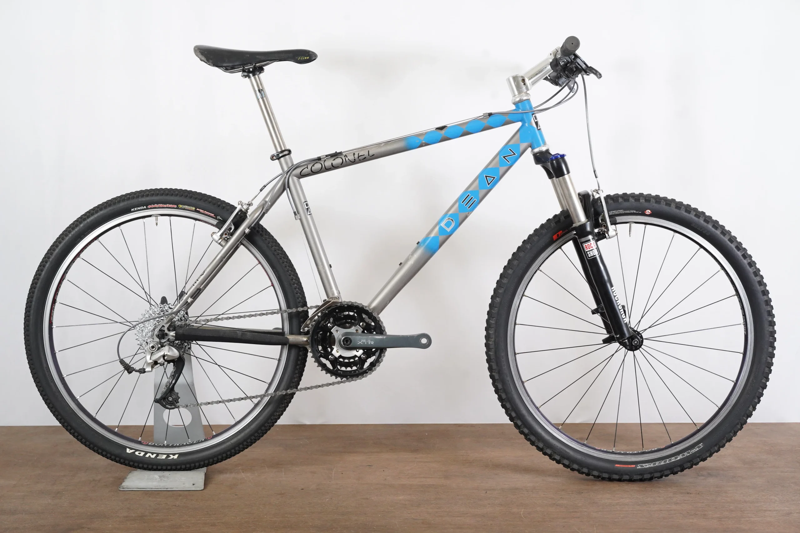 26" M/L Dean Colonel Titanium Shimano 9 Speed MTB Mountain Bike